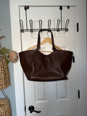 Coach Dark Brown Leather Tote